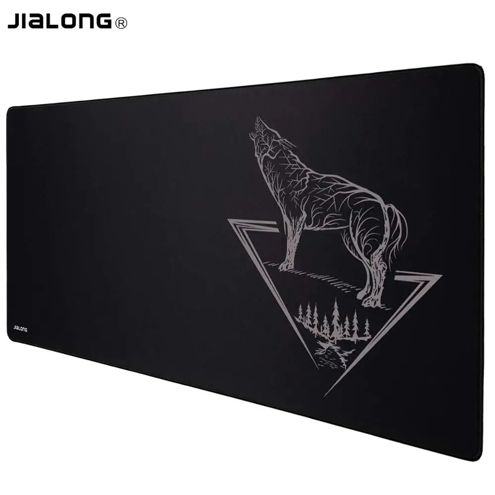JIALONG игровой коврик для мыши большой XXL расширенный коврик для мыши настольные коврики с нескользящей резиновой основой, улучшенная точность и скорость