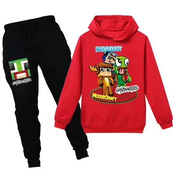 

2020 UNSPEAKABLE Hot Cartoon Print Hoodies Pants 2pcs Kids Clothes Baby Boy Spring Sports Girls sweatshirt Costume Suits hooded