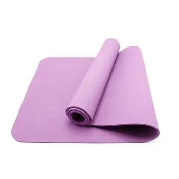 

6mm TPE Non-slip Yoga Mats For Fitness Tasteless Brand Pilates Mat Gym Exercise Sport Mats Pads with Yoga Bag Yoga Strap