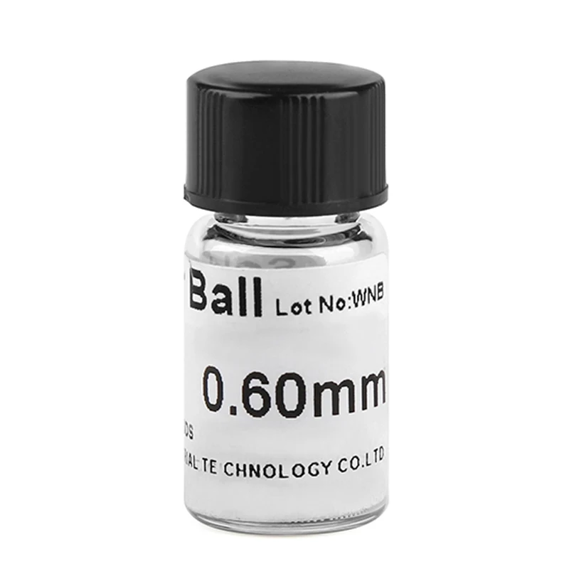 Diameter 0.60mm 10000 Паяльные шарики/диаметр бутылки 0,2~ 0,76 мм Sn63/Pb37 для PGA BGA трафареты микросхема прецизионная часть сварной оловянный припой - Цвет: Diameter 0.60mm