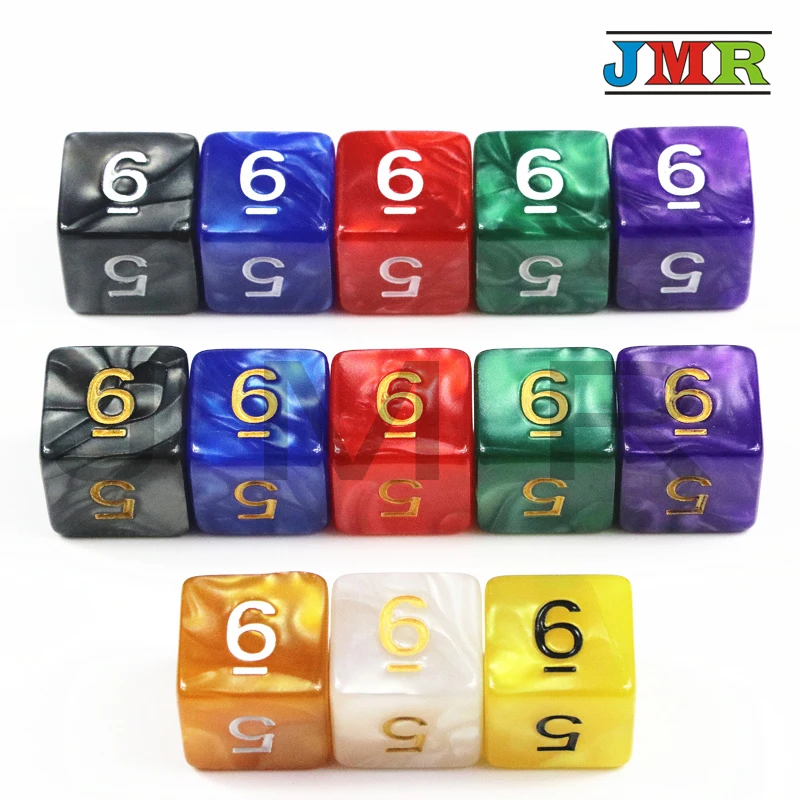 10 шт. трпг D6 игральные кости для DND игр dicesнастольных штук Dnd rpg|dice 6|game diced6 dice |