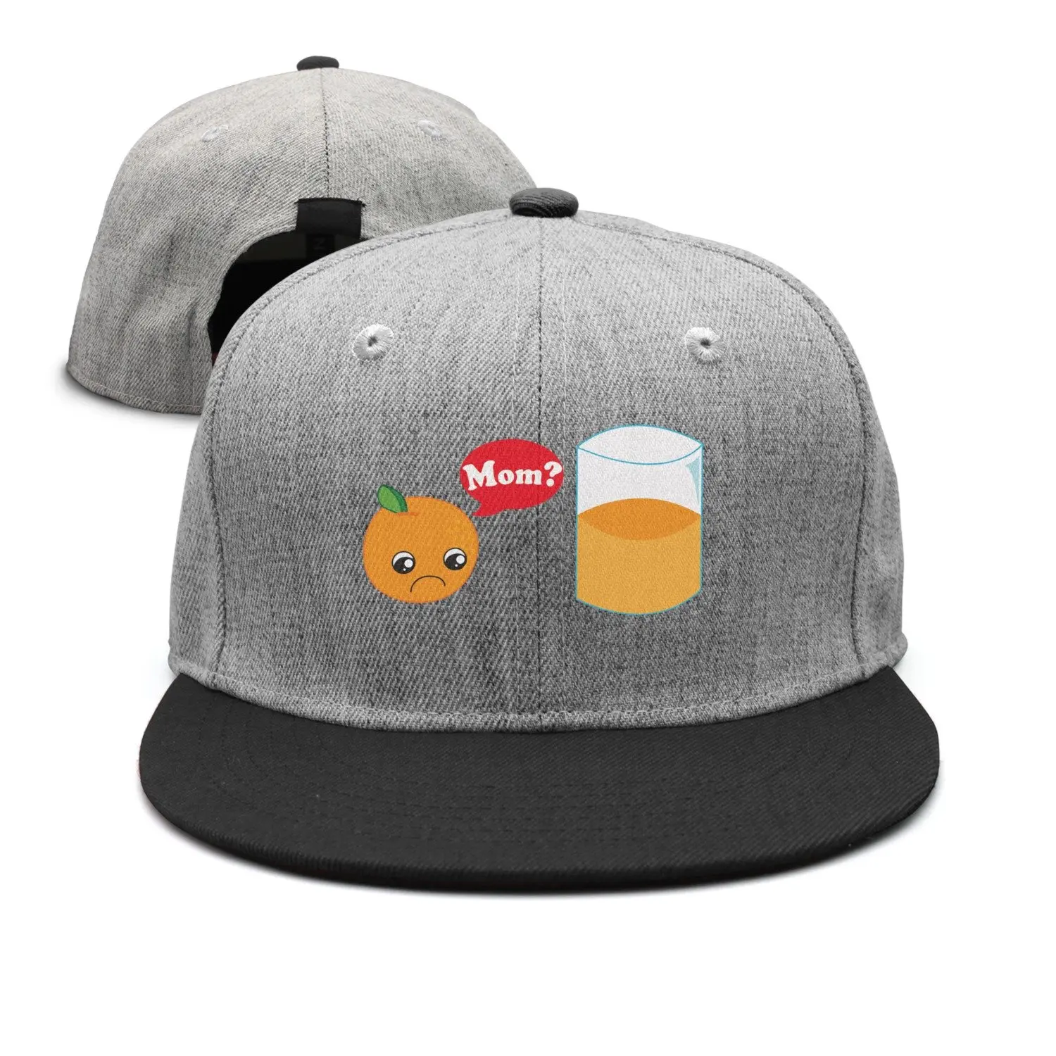 

SJSNBZ Mutti Orange Wool Unisex Adult Mens Flat Brim Hats