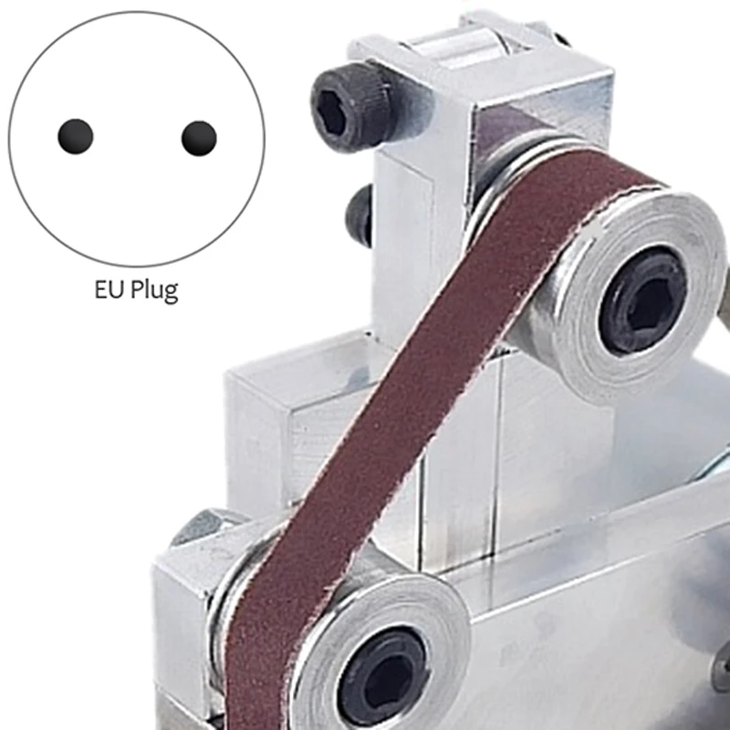 

New EU Plug Small Belt Machine DIY Polishing Machine Grinding Machine Fixed Angle Grinding Machine Table