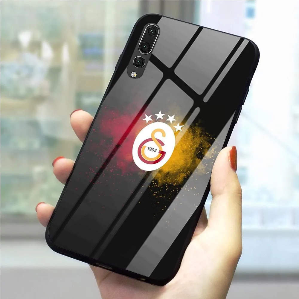 Турецкий чехол из закаленного стекла Galatasaray для Huawei Y6 2018 телефона P10/P30 Lite P20/P30 Pro P