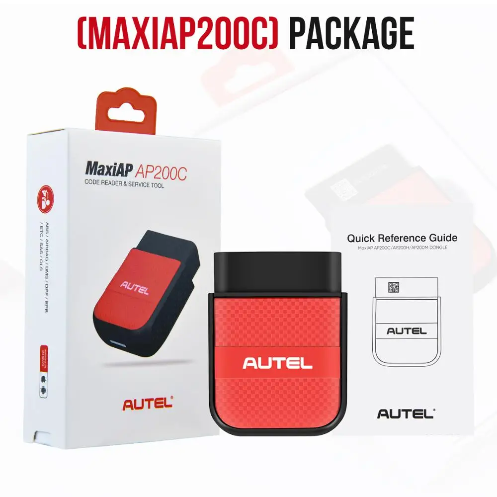 Autel MaxiAP AP200C OBD2 автоматический диагностический инструмент считыватель кодов для