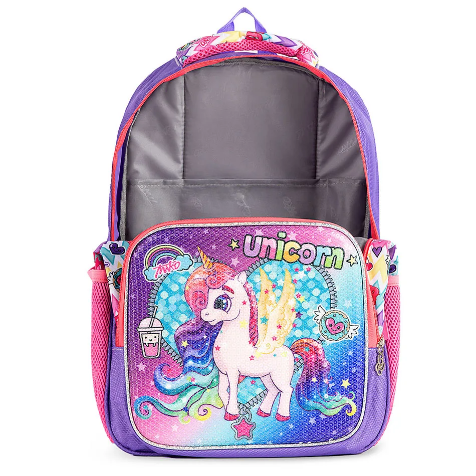 Sequins Unicorn School Bag with Large Capacity