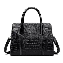 Новое поступление, Европейский стиль, Аллигатор, сумка-мессенджер, Дамская, офисная, рабочая, клатч, Большая вместительная сумка-тоут, Бостонская сумка на плечо, деловая сумка