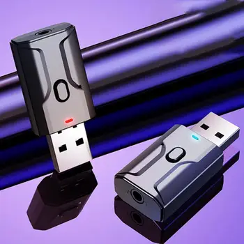 

Lcd Digital Display Adapter Receiver Transmitter Hands-Free Stereo Plug And Play Noise Reduction Hifi Sound Quality