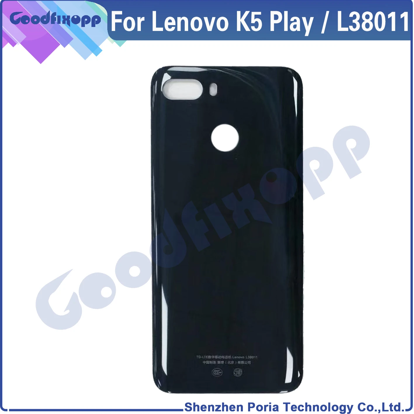 For Lenovo K5 Play L38011 Front Frame Battery Back Cover