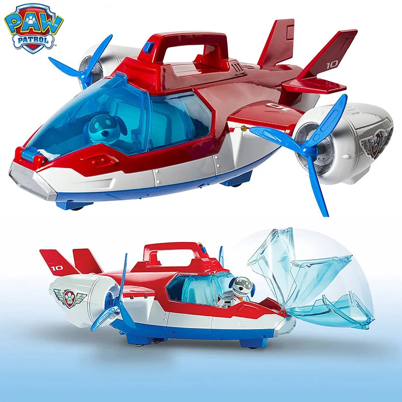 Paw Patrol airpatrol мобильный самолет в джунглях спасательный автобус смотровая башня
