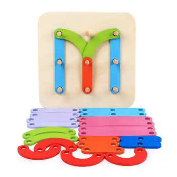 

Wooden Letter Number Sorter Puzzle Preschool Kids Educational Learning Toys Gift