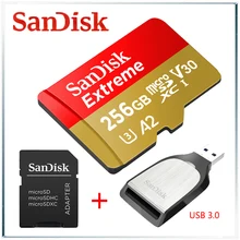 Sandisk экстремальные карты microsd карты памяти san диск micro sd карты uhs i tf cartao de memoria 128 ГБ 256 ГБ 64 ГБ 32 ГБ tarjeta sd-карта