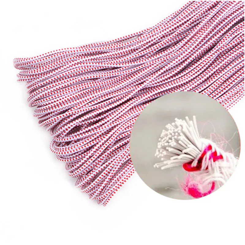 Outdoor Tent Ropes 12m Tent Pole DIY Rubber Band Tent Accessories Elastic Rubber Band Strap Bungee Rope