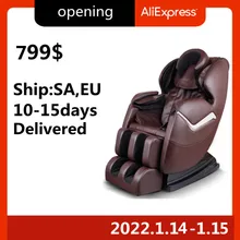 

Multifunction Airbag Massage Recliner Luxury Zero Gravity Foot Roller Massage Chair with heat and Bluetooth