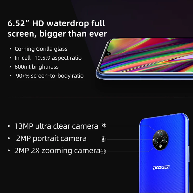 DOOGEE X95 Mobile phone 6.52