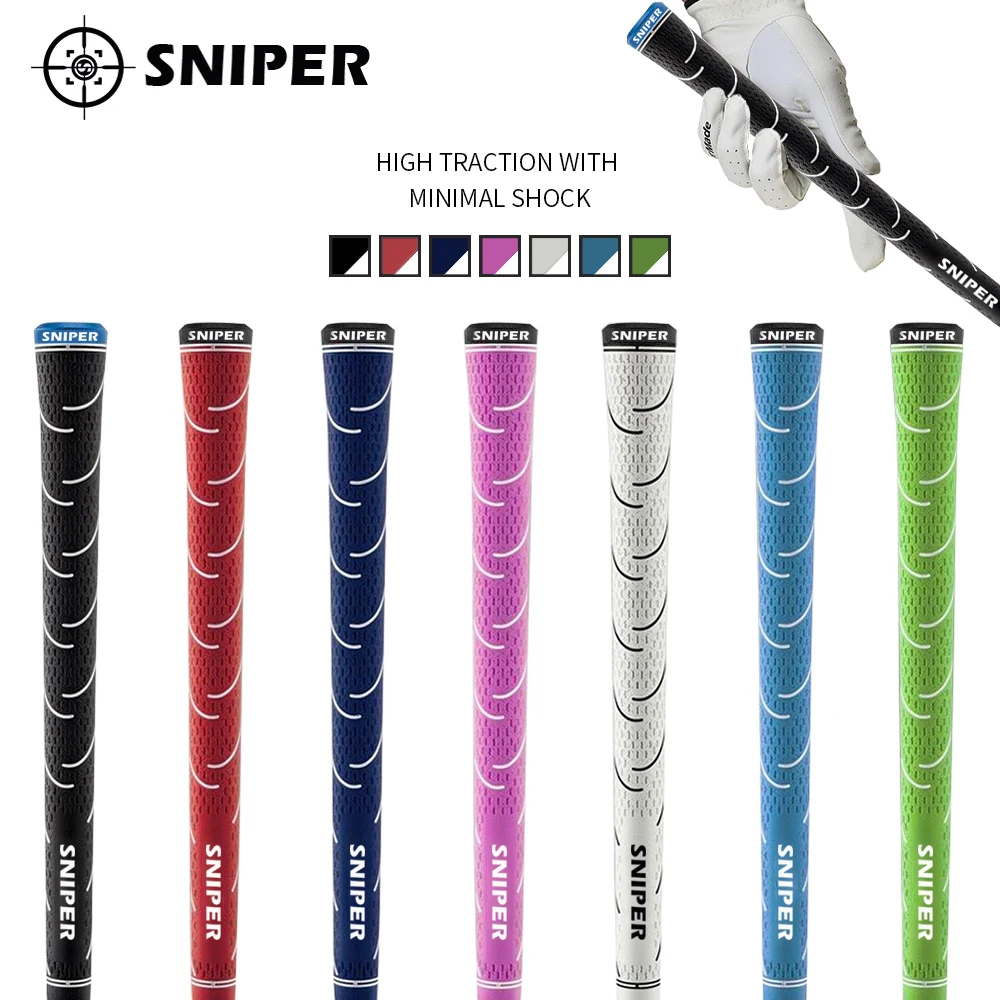 New golf clubs grips rubber golf grips 7 colors for choose 10pcs/lot