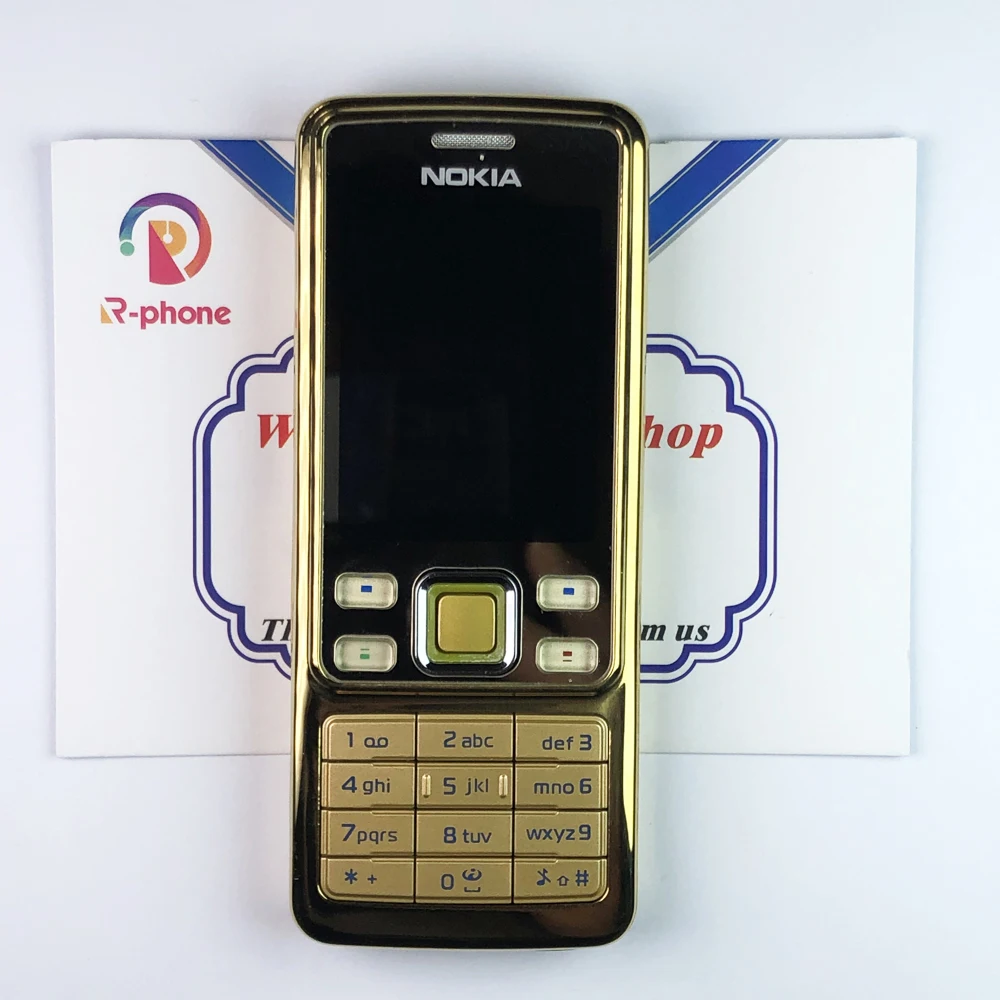 Оригинальный мобильный телефон Nokia 6300 разблокированный черный сотовый и русская
