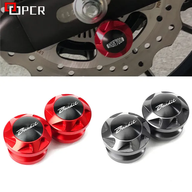 M8 8mm Swingarm Slider Spools For SUZUKI GSF 250 600 600S 1200 1250