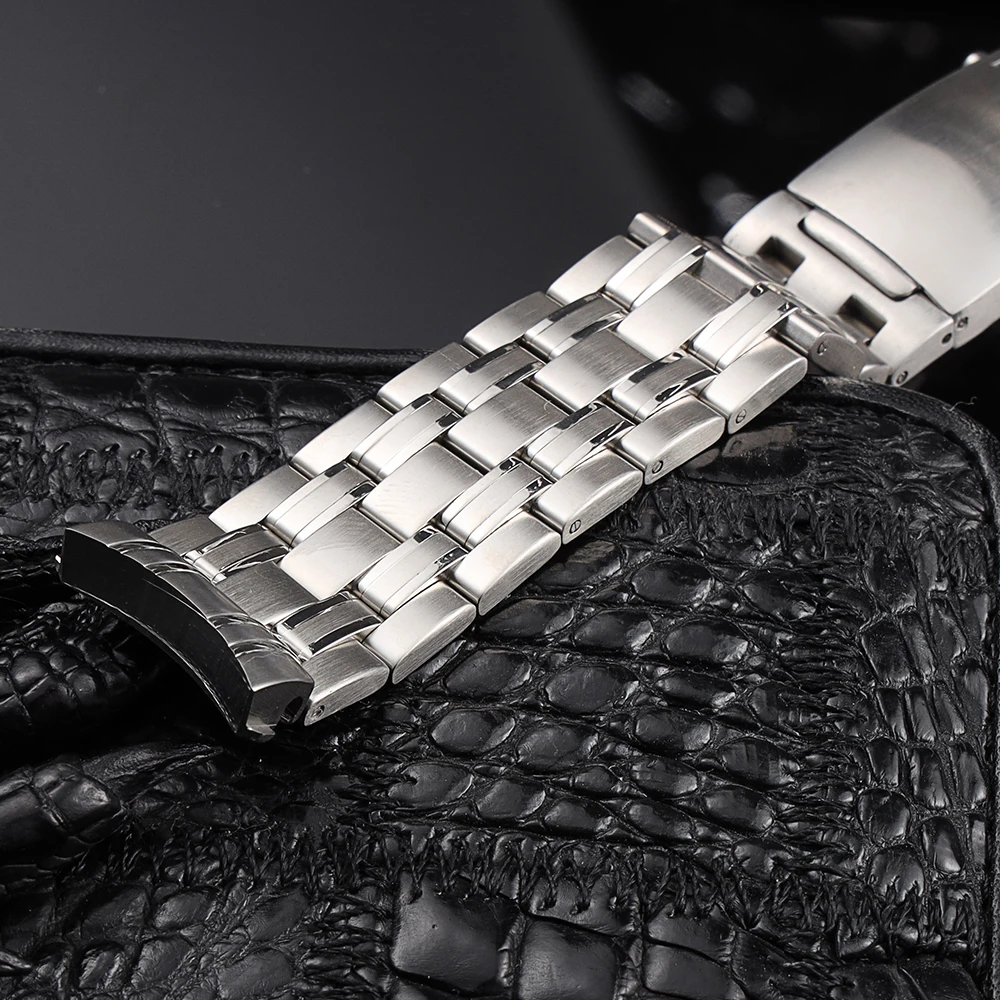 20 21 22 мм нержавеющая сталь специальная Замена для мужчин t для Seamaster 300 Planetocean 900 серебро мужские металлические часы ремешок на запястье браслет