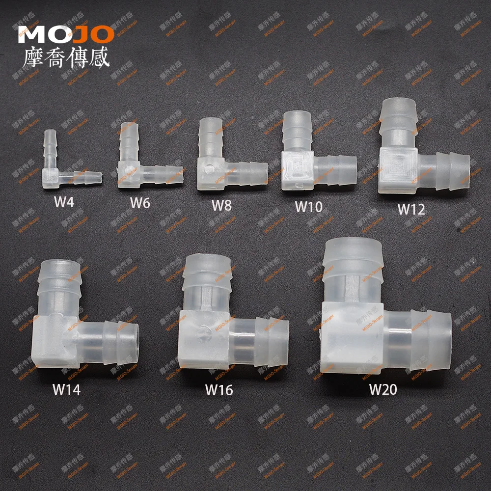 

2020 PP Material Elbow type joint pipe connectors OD:4-20mm pipe fittings 10pcs/lot