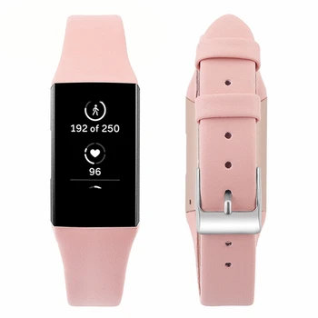 

Smart Watch Replacement Leather Band Strap Wristband Leather Material Adjustable Strap For Fitbit Charge 3 New Arrival