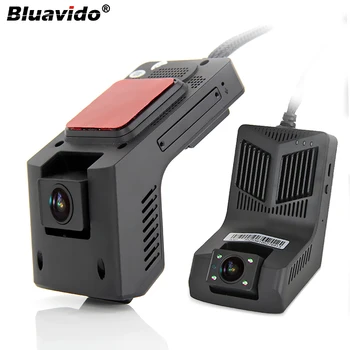 

Bluavido 4G Android WiFi Car DVR FHD 1080P Dash Cam IR Night Vision GPS Tracking Dual Camera Live Monitoring taxi Drive Recorder