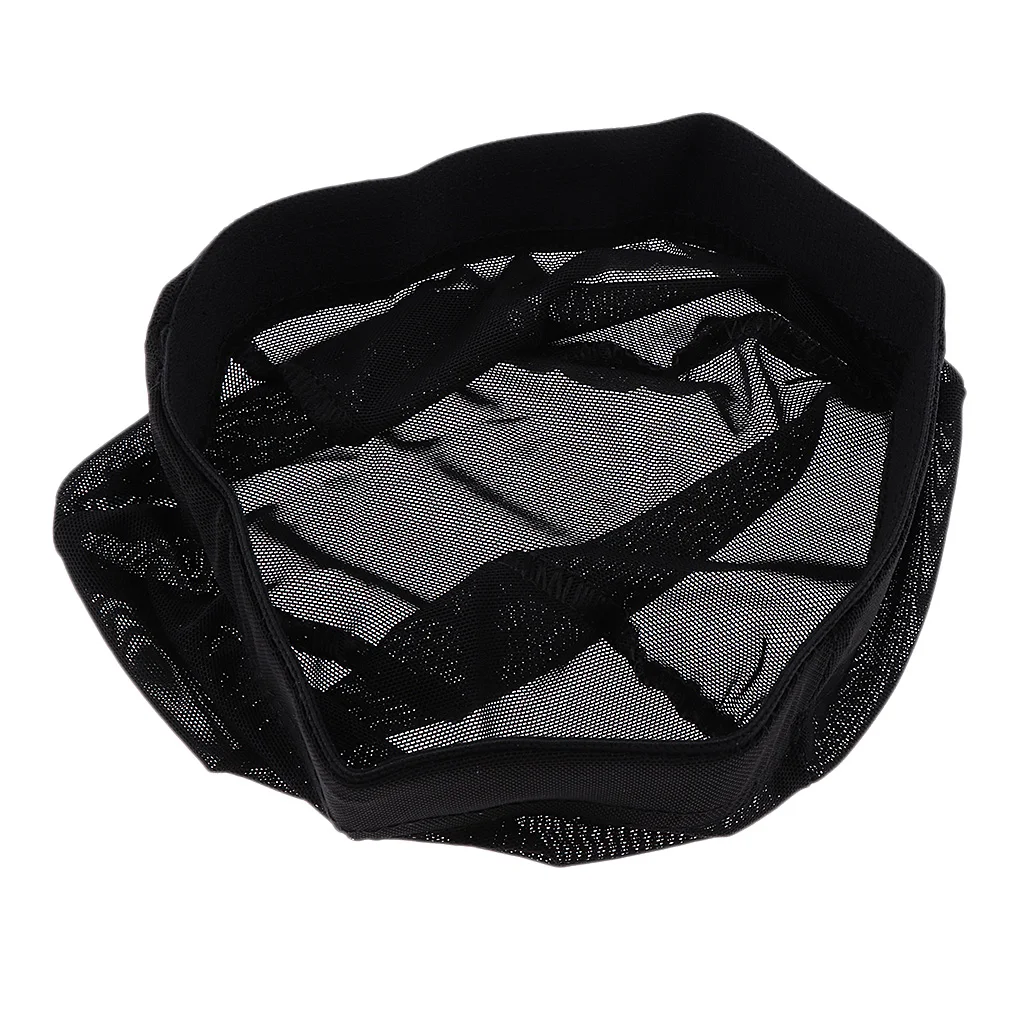 Elastic Dome Cap Costume Mesh Net Making Wigs Spandex Snood Hairnet Black