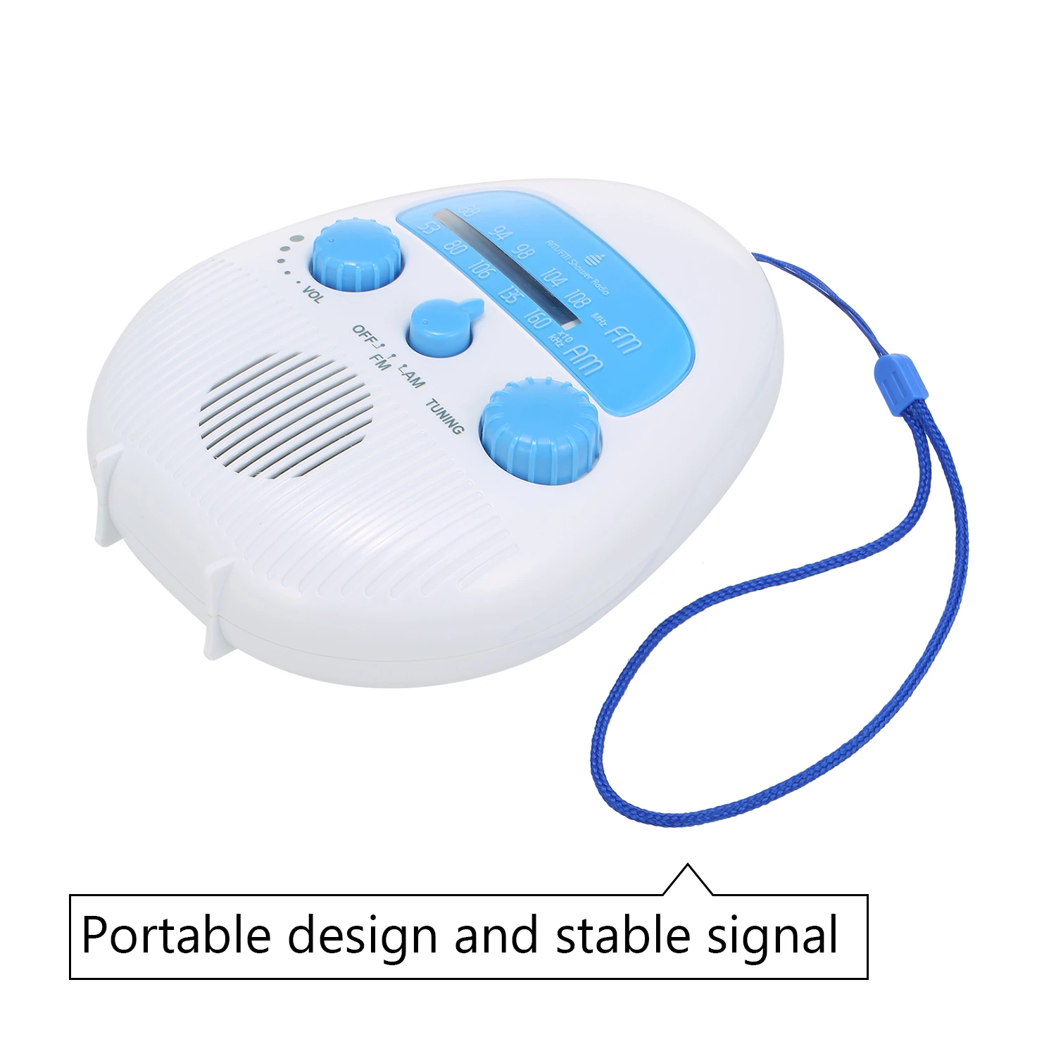 portable shower radio