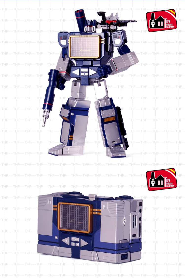 G1 трансформация THF THF-01J Soundwave THF01J THF01-JOne лента walkman MasterPiece MP13 негабаритных фигурки из сплава металла робот игрушка