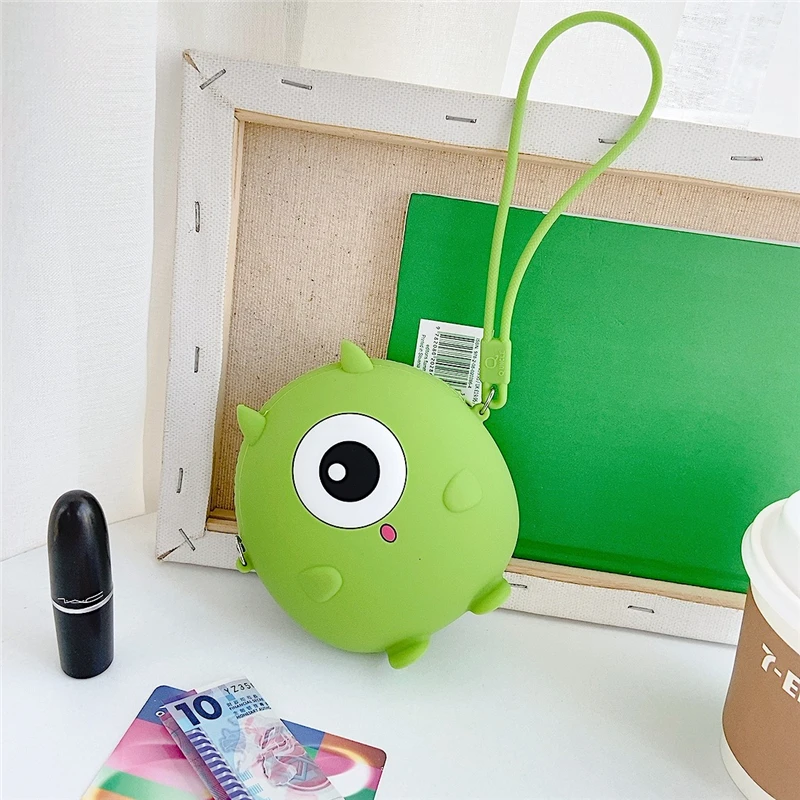 

New Fashion Children's Coin Purse Soft Silicone Cute Mini Mike Cartoon Handbag Lovely Crossbody Shoulder Bag Wallet For Girls