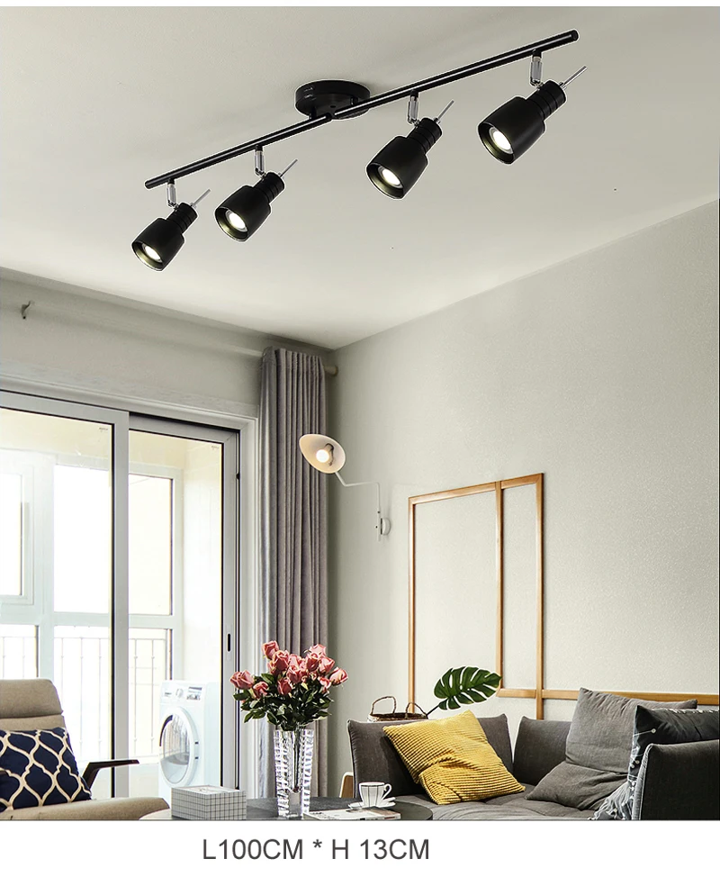 Потолочный светильник Точечный светильник светодиодный поверхностный монтаж в скандинавском стиле светильник ing 360 ° вращающийся