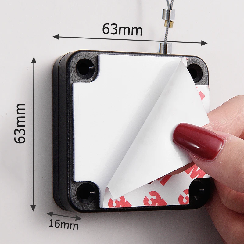 KAK Simple Door Closer Punchfree Sticker Automatic Door Closer Soft Closing Device Sliding Hardware 500-1000g Tension