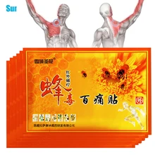 

1pc/bag Bee Venom Balm Chinese Herbal Medical Plaster Pain Relief Patch Back Muscle Neck Knee Arthritis Orthopedic Joints Stic