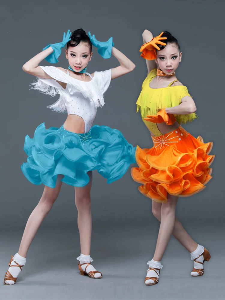 Abito Da Ballo Gonne Allenamento Latino Americano Vestiti Da Ballo