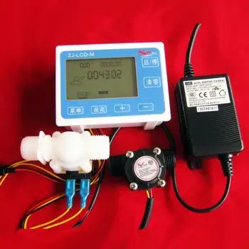 

Quantitative flow controller 4-point display flow meter water meter 4-point automatic quantitative filling machine