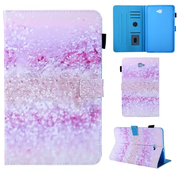 

Shockproof Gradient Bling For Samsung Galaxy Tab A A6 10.1 2016 T580 SM-T585 Case PU Leather Auto Wake Cover Tablet Stand