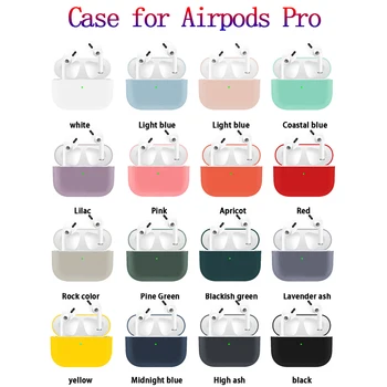 

For Apple Airpods Pro Case Bluetooth Earphone Headset Protective Cover for Airpods 3 Ultra-thin Silicone Simple