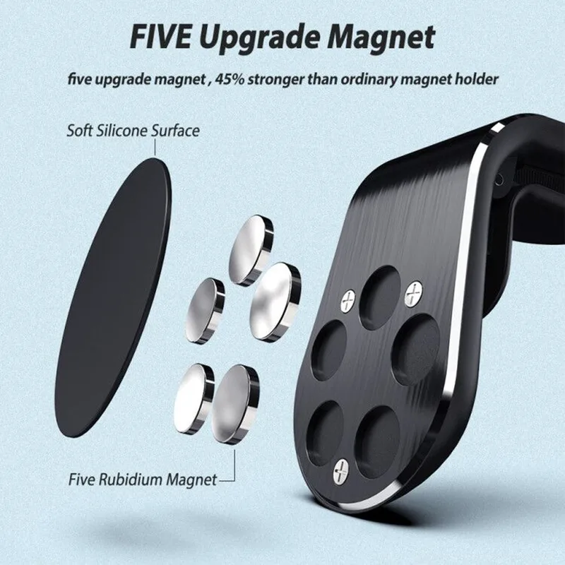 Магнитный автомобильный держатель для телефона Air Vent Mount Stand in Car для iPhone X samsung S10 huawei Nova 5 Pro 5i магнитный держатель для мобильного телефона