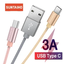 Suntaiho usb type C кабель для samsung S9 S10 USB C кабель 3A Quick зарядное устройство 3.0 type C провод для зарядки 3 м для Xiaomi Redmi Note 7 K20 шнур для зарядки телефона