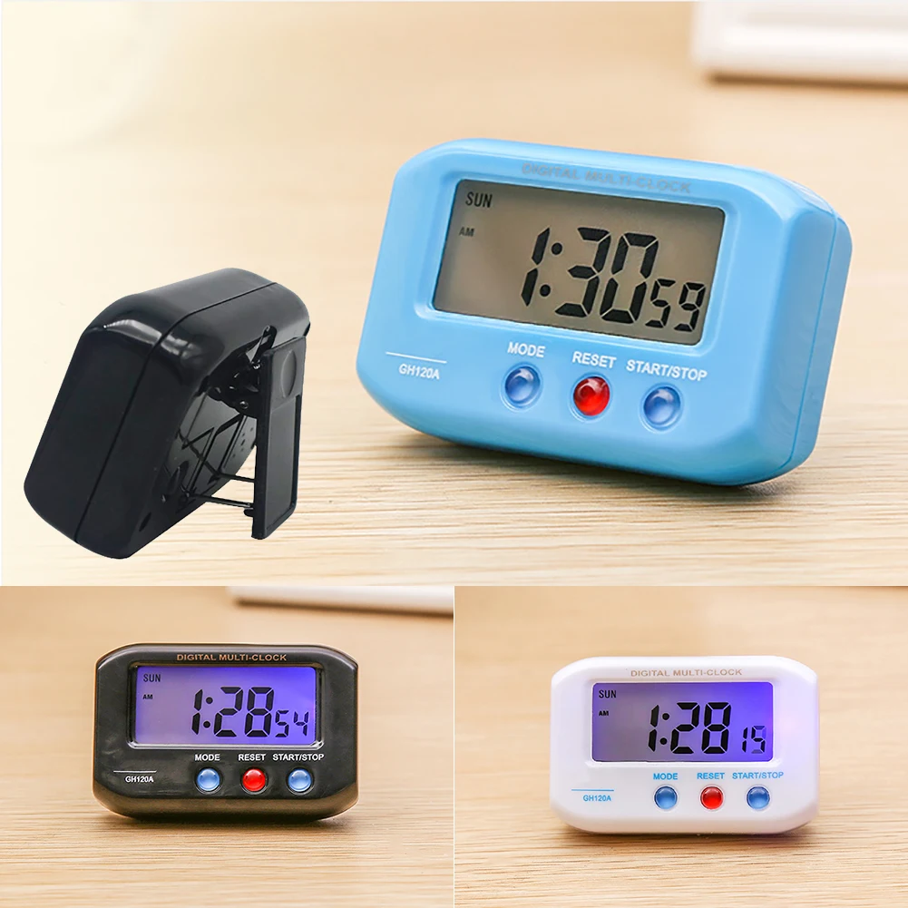 

120A LED Portable Multi-function Electronic Clock Pocket Sized Digital Alarm Clock Electronic Clock Luminous Date Alarm Clock