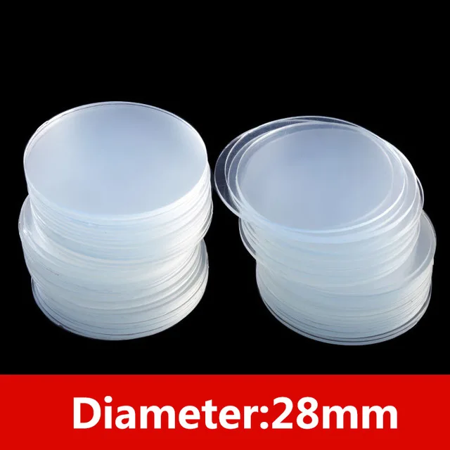 100/5Pcs Powerful Non-Mark Sticker Photo Wall Auxiliary Double-Sided Pendating Fixed Two-Sided Bathroom Waterproof Viscose Tape Diameter 28mm