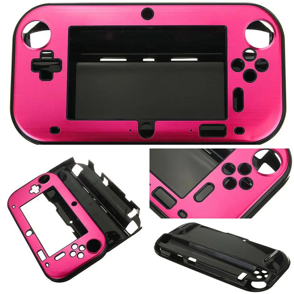 

100pcs Anti-Shock Aluminum Metal Hard Protective Cover Case Shell For Wii-U