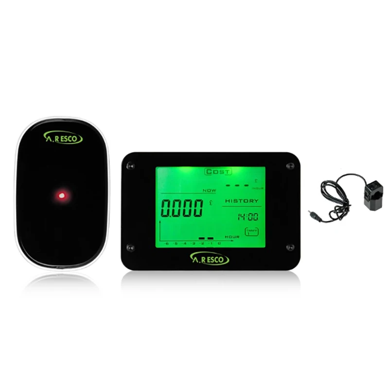 3.5 LCD Electricity Monitor with Sensor Home Intelligent Energy Power Meter and Saver Smart Life Measure and Control System