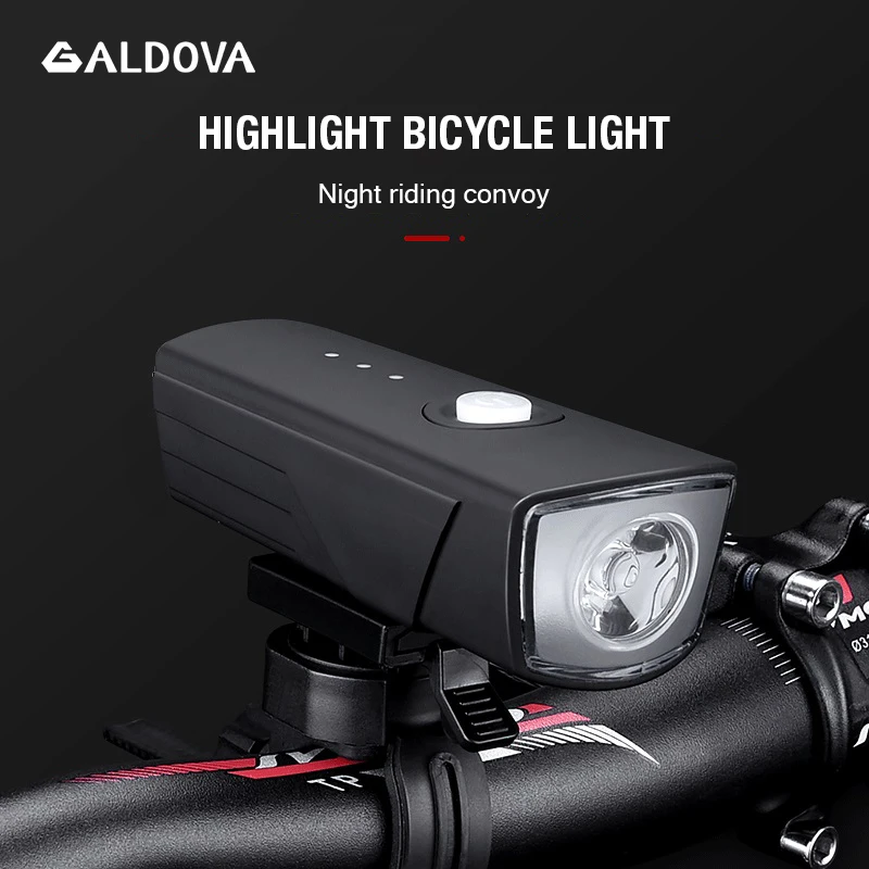 

ALDOVA Bike Light IP65 Waterproof USB Charging Smart Sensing 2200 MAH 500 lumens MTB Outdoor Bicycle Light Black