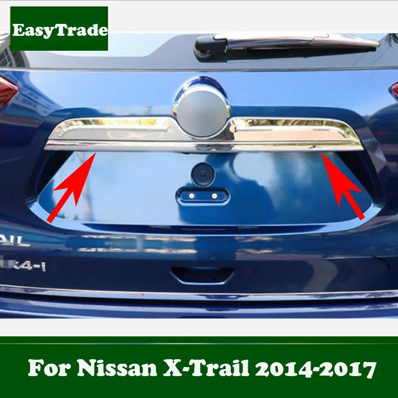 Автомобильный Стайлинг для Nissan X-Trail аксессуары хромированные задние дверные украшения полосы рамка отделка автомобильные аксессуары