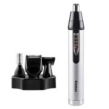 

BellyLady 4-in-1 Multifunctional Washable Electric Nose Hair Trimmer Set Eyebrow Shaper Hair Sideburns Trimmer