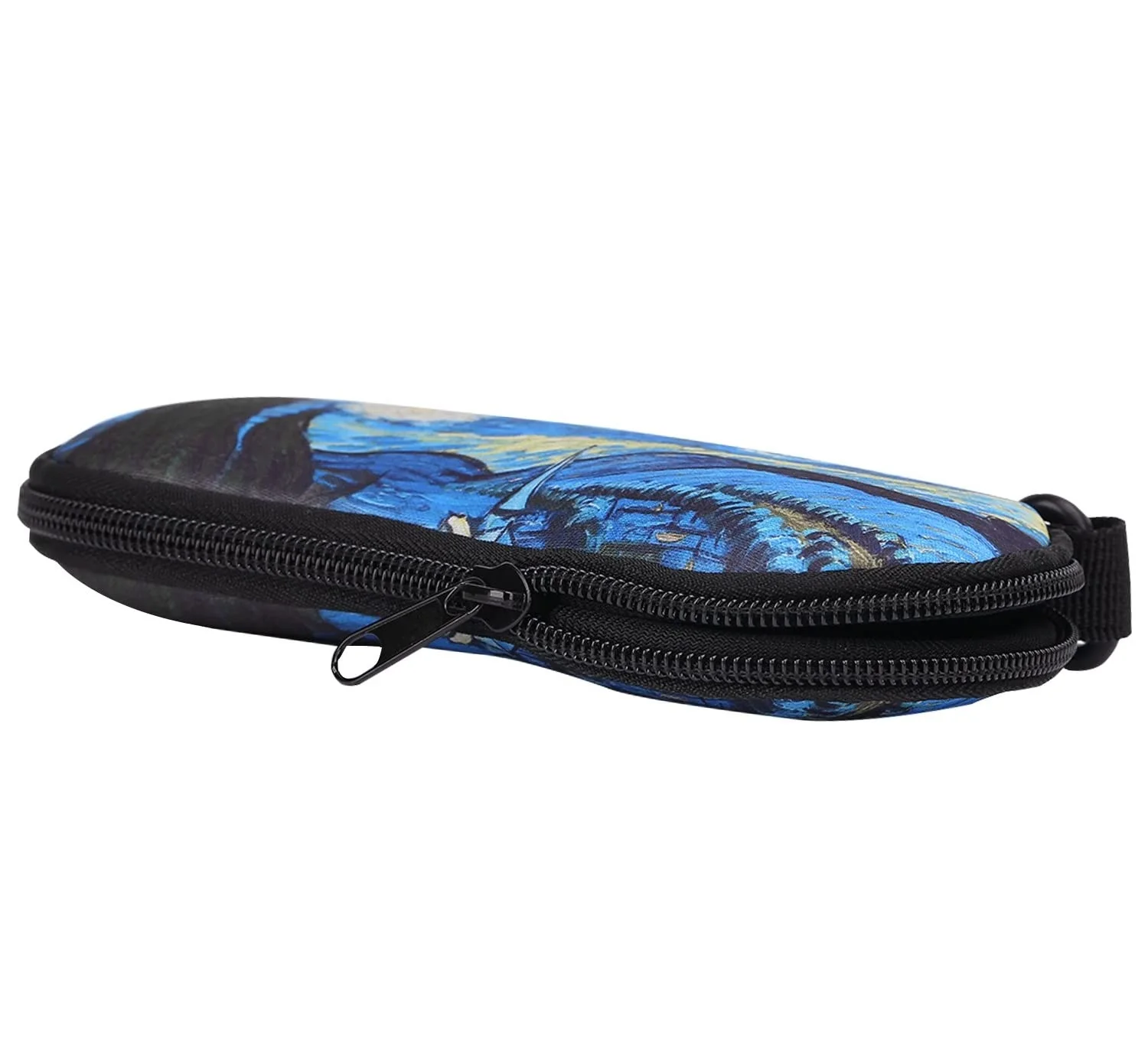 Sunglasses Soft Case Ultralight Neoprene Zipper Glasses Boxs With Belt Clip Eyewear Glasses Storage Bag Portable Black Eye Case