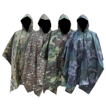 

Man Military Impermeable Camo Raincoat Waterproof Rain Coat Men Raincoat Women Awning From The Rain Motorcycle Rain Poncho