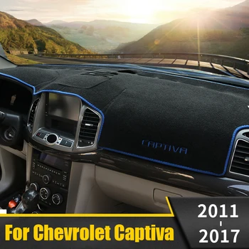 

Car Dashboard Avoid Light Pad Instrument Platform Desk Cover Mat Carpets Trim LHD For Chevrolet Captiva 2008-2018 Accessories
