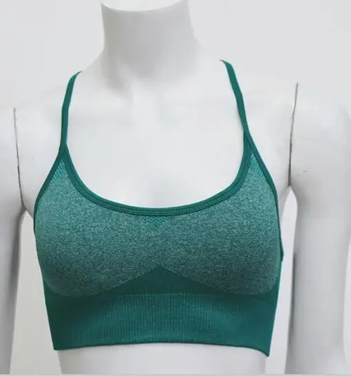 Sport Bra 3 Бесшовный топ Фитнес Бюстгальтер Для Йоги Женский спортивный укороченный топ пуш-ап бесшовный спортивный бюстгальтер для тренажерного зала фитнеса женский спортивный бюстгальтер Femme спортивный топ - Цвет: Sport Bra 3